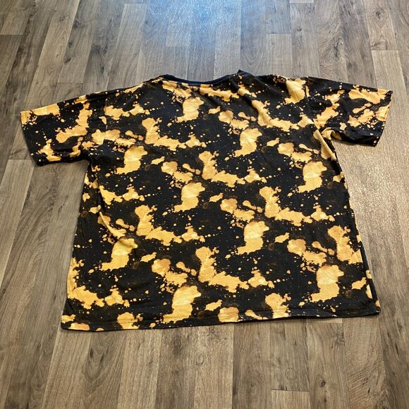 Conspiracy by WESC Bleach Dyed Tee Shirt Men's Size XXL - Picture 2 of 6